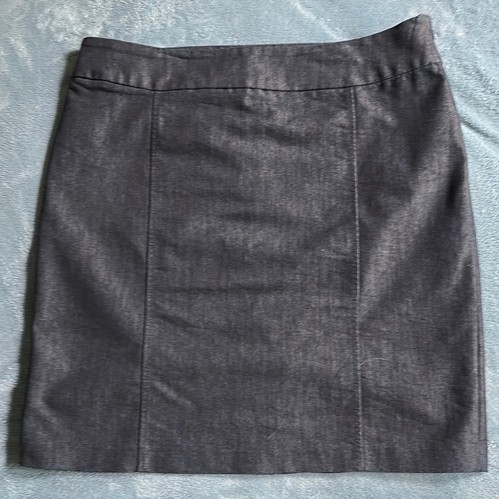 Denim Mini Pencil Skirt for Work